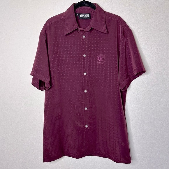 Vintage Versace Jeans Couture Embroidered Medusa Shirt - Picture 2 of 10